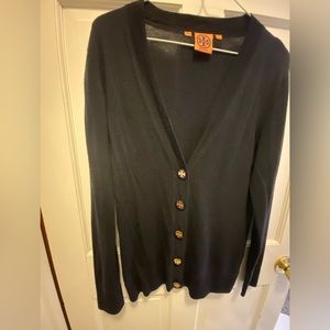 Tory Burch cardigan dark navy